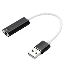 Ouhaobin Usb внешняя звуковая карта на 3,5 мм разъем адаптер стерео динамик для PS3 PC USB звуковая карта и гарнитура комбо