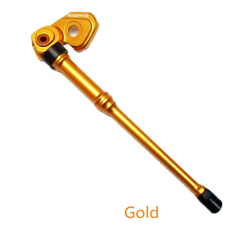 gold Велосипед алюминиевый сплав CNC kickstand для Brompton велосипед кронштейн украшения Аксессуары - Цвет: gold