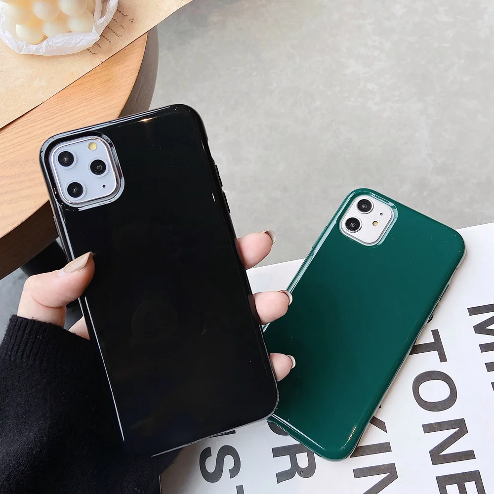 Candy Color Soft Silicone Jelly Phone Case for iPhone X XS XR 7 8 Plus Protective Glossy Back Cover for iPhone 13 11 12 Pro Max Candy Color Soft Silicone Jelly Phone Case for iPhone X XS XR 7 8 Plus Protective Glossy Back Cover for iPhone 13 11 12 Pro Max