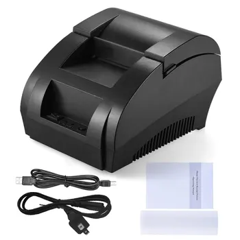 

Pos-5890K Portable Wireless Mini Receipt Printer 58Mm Thermal Printer Usb Printing Bill Cashier Receipt Printing