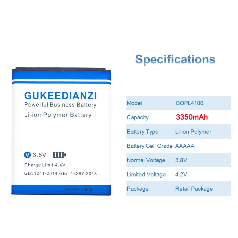 BOPL4100 Новинка 3350mAh Сменный аккумулятор для телефона htc Desire 526 526G 526G+ Dual SIM D526h литий-полимерные аккумуляторы