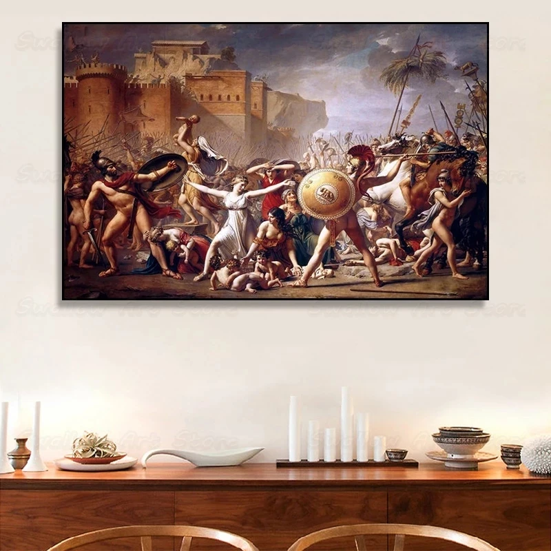 Sabin Women Stop The War Jacques Louis David Ŭ ĵ   μ,   ׸, Ž Ȩ 
