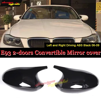 

For BMW E93 2-Doors Convertible Rear Mirror Cover Caps Add on Style 3-Series M3 Look ABS Gloss Black 1:1 Replacement 2-Pcs 06-09