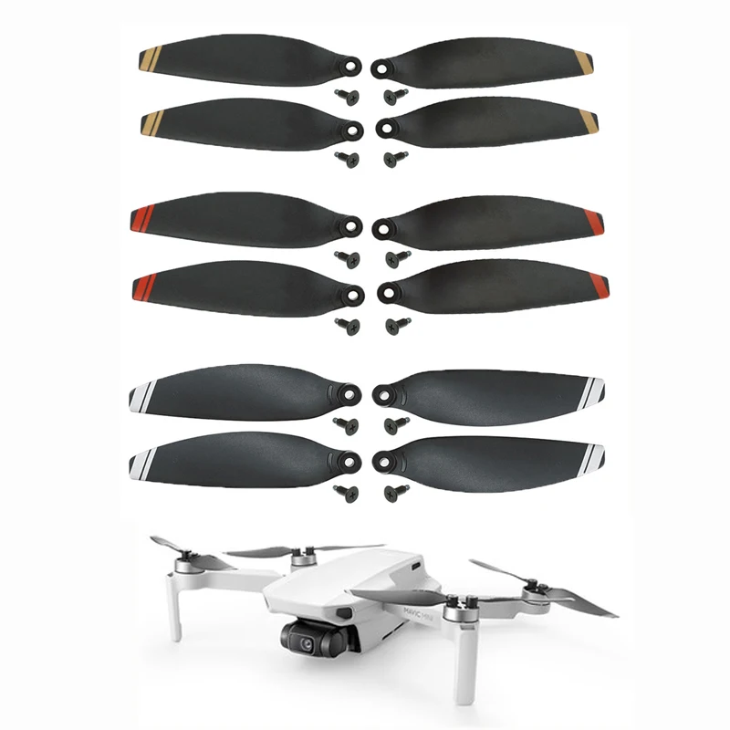 8 шт Mavic мини дрона наборами по 2 пары винтов 4726F складной легкий низкая Шум