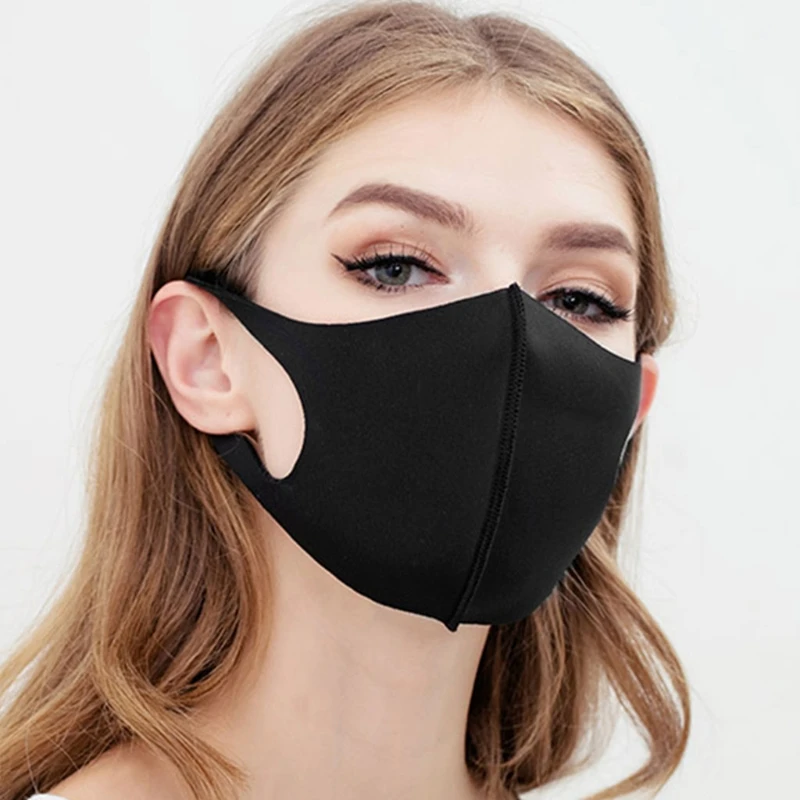 

3Pc Sponge Mouth Mask Washable Dustproof Reusable Face Mask Adult Ki