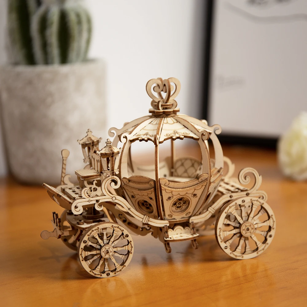Robotime 3D деревянные головоломки сборочные модели Наборы игрушек для детей подарок