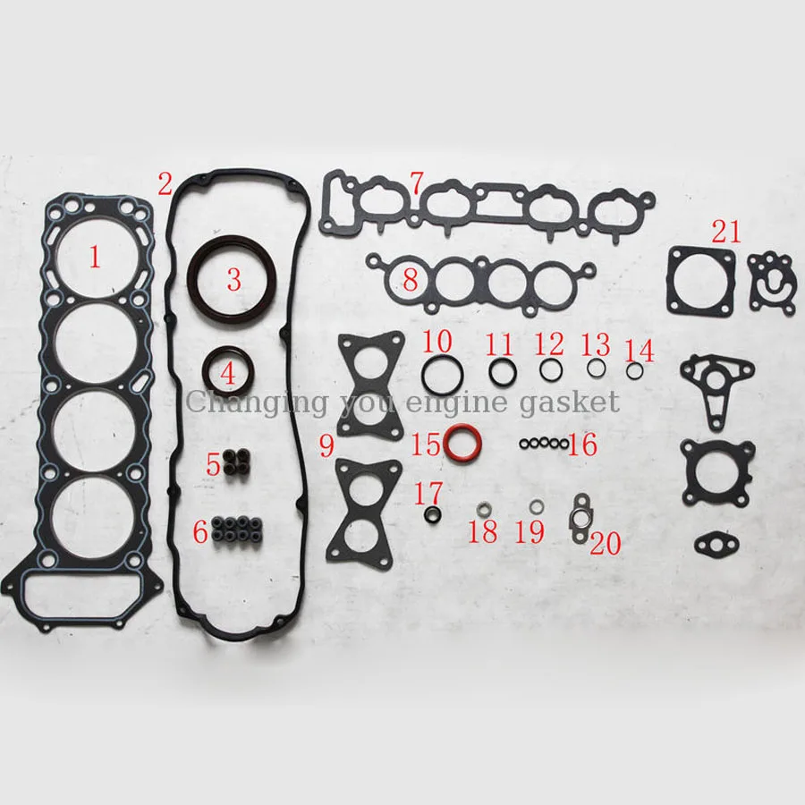 KA24E FOR NISSAN PICK UP (D22) 2.4 i PRAIRIE PRO (M11) Engine Parts Engine Overhaul PackageEngine Gasket 10101-1E425