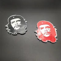 emblem badge 3D Car Styling CHE Guevara Badge Emblem stickers metal scratches cover car decoration personality creative Auto Accessories (1)