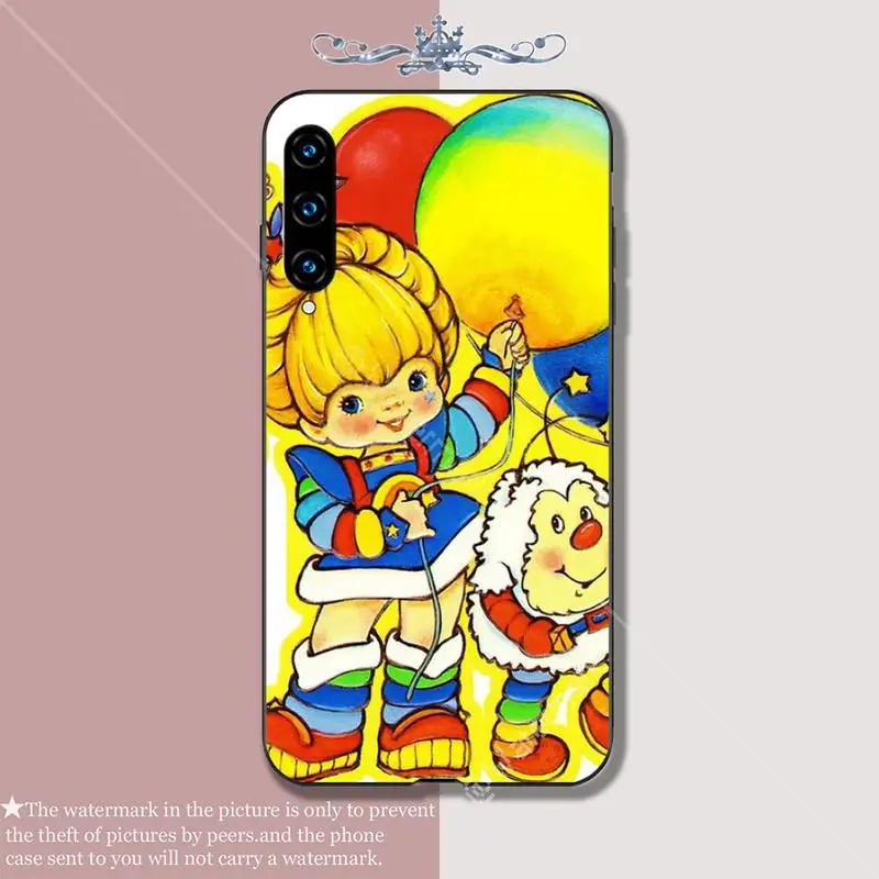 Yinuoda Rainbow Brite Мягкий ТПУ черный чехол coque для huawei honor 7A 8s 8x 9X 9 10 20s 20 lite V 30 PRO PLAY