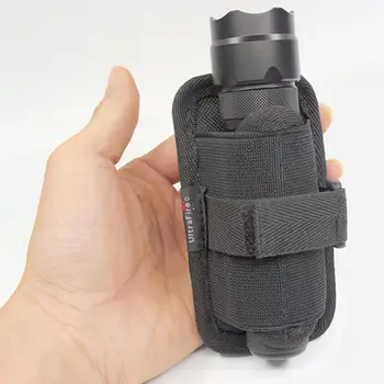 

Molle Flashlight Pouch Tactical LED Torch Holder 360 degree Rotatable Belt Carry Survival Kits Holster Outdoor Hunting Camping