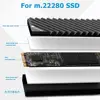 Теплоотвод M.2 SSD NVMe M2 2280 SSD жесткий диск алюминиевый радиатор с термальной прокладкой для ssd m2 motherboad Настольный ПК кулер ► Фото 3/6