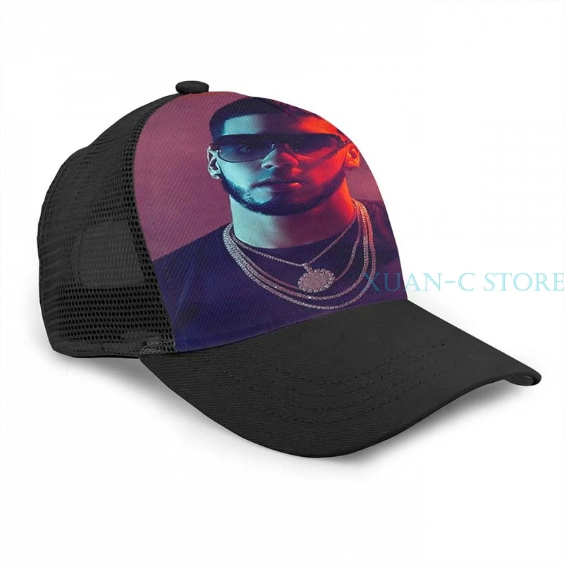 ANUEL AA баскетбольная Кепка(2) мужская и женская модная черная шляпа унисекс с принтом