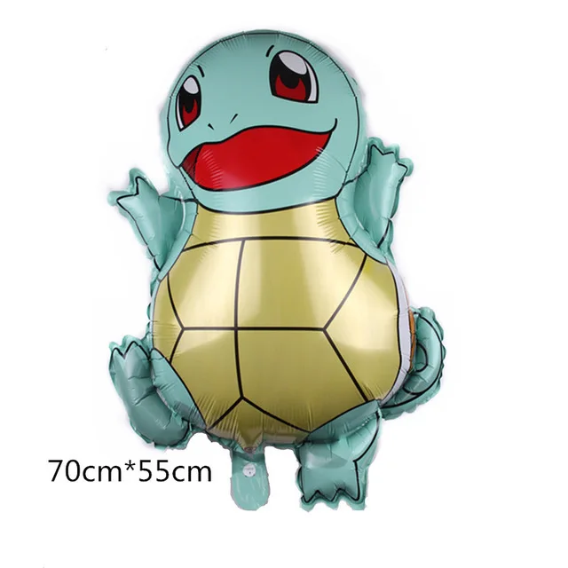 1pc Новинка 12 дюймов Мультяшные шары Пикачу pokemon go expression шарики для день рождения вечерние украшения для детского душа детские игрушки в виде героев - Цвет: 1pc