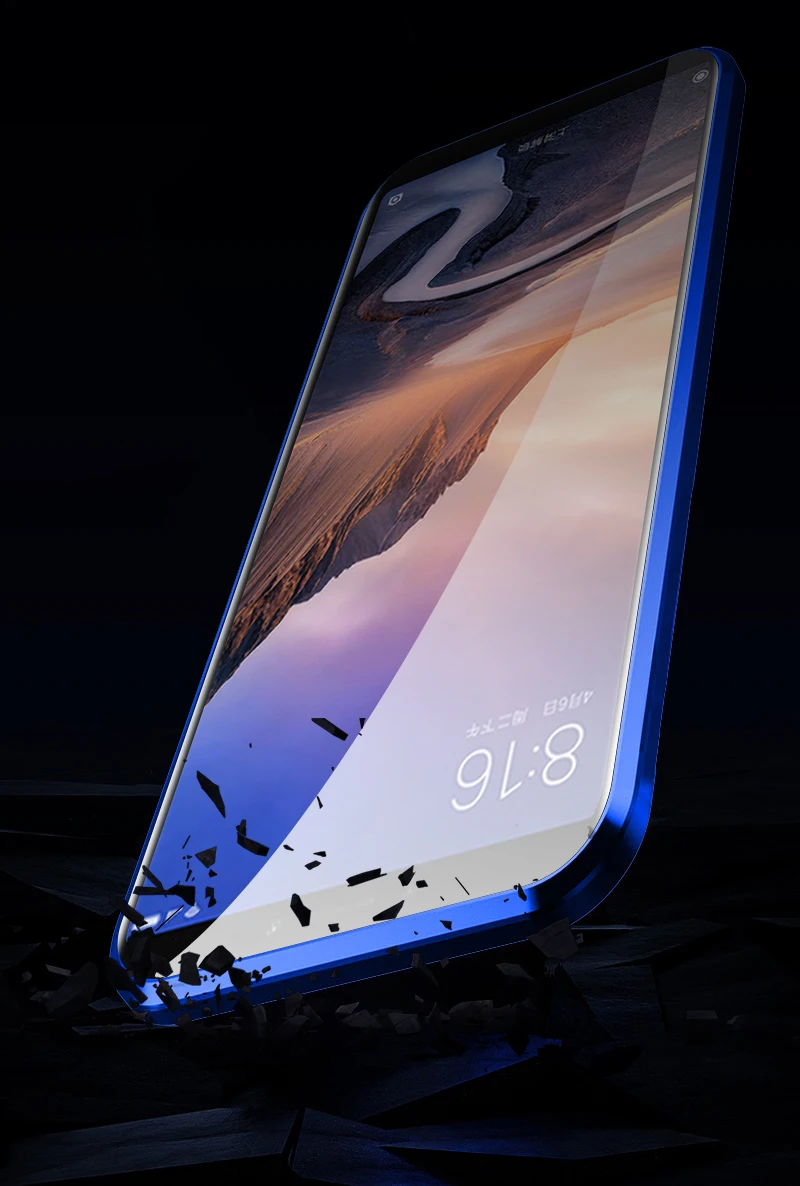 Магнитный чехол для Xiaomi CC9 Pro Note 10 MIX 4 3 2 S, металлический бампер из закаленного стекла, чехол для Redmi K30 K20 Note 8 Pro 8T Note 7 Чехол