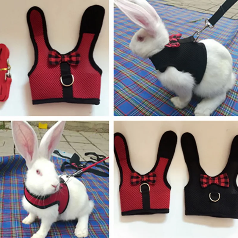 Ремни для кроликов хомяка жилет с Leas Bunny сетчатые нагрудные ремни хорька морской