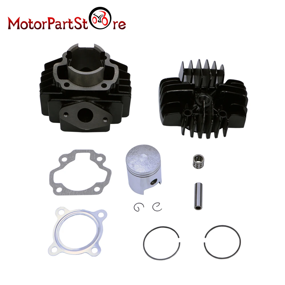 Новое поступление 1 комплект поршень головки цилиндра комплект прокладок 40 мм подходит для YAMAHA PW50 1981-2009 QT50 1979-1987