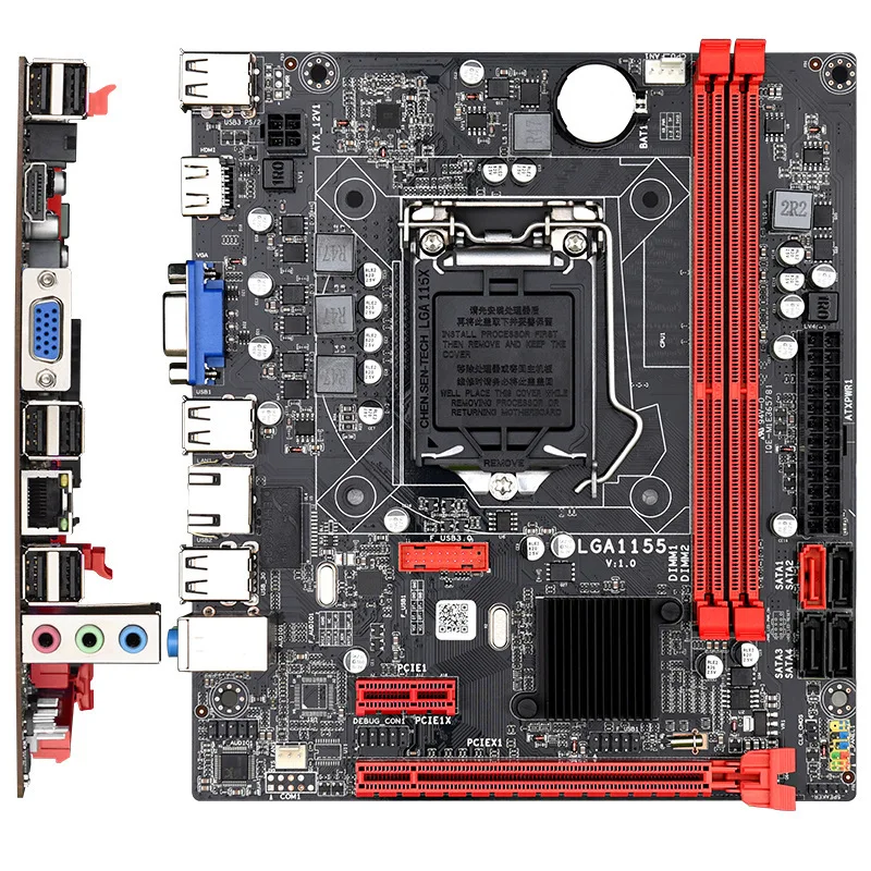 B75 материнская плата LGA 1155 двухканальный 16G DDR3 ПАМЯТЬ SATA III USB 3 0 компьютерная для