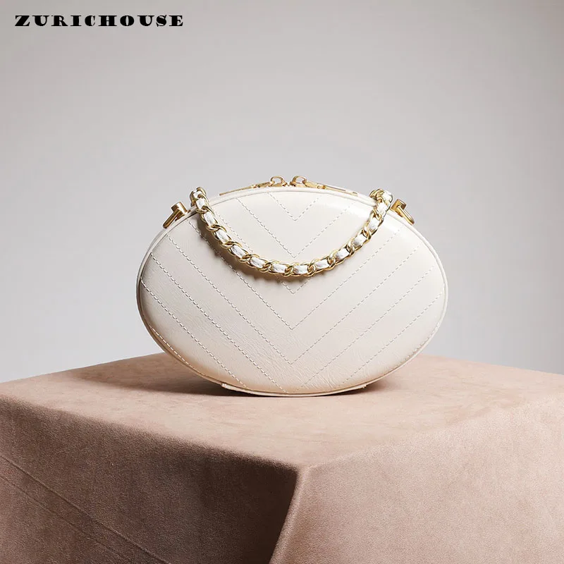 

Unua amo Brand Small Round Bag For Women 2019 Luxury Genuine Leather Handbags Ladies Quilted Chain Shoulder Crossbody Bags