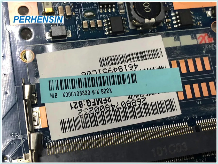 K000103830 NALAA LA-6042P подходит для toshiba satellite L670 L675 Материнская плата ноутбука HM55