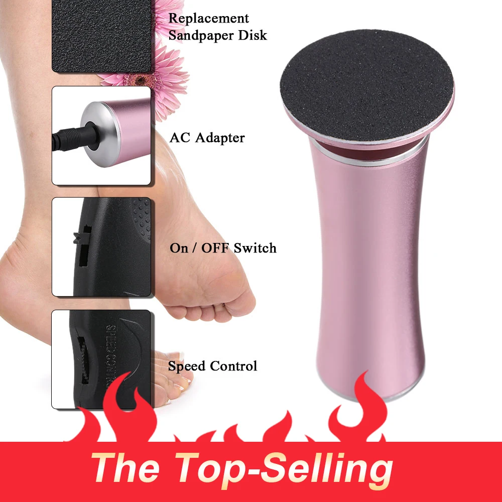 

Electric Pedicure Foot Care File Tool Feet Dead Skin Callus Peel Remover Pedicure Callus Remover Rechargeable Sawing File