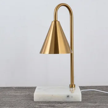 

Cafe Durable With Stone Base Modern Simple Study Office Melt Lamp Home Bedroom Fragrance Room Warmer Multifunction Reading