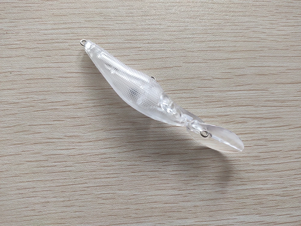 10 stücke Unlackiert Angeln Locken Körper Minnow Hardbaits Wobbler Künstliche Köder 90mm 5g Blank Köder ZEBT99 – Detail 3