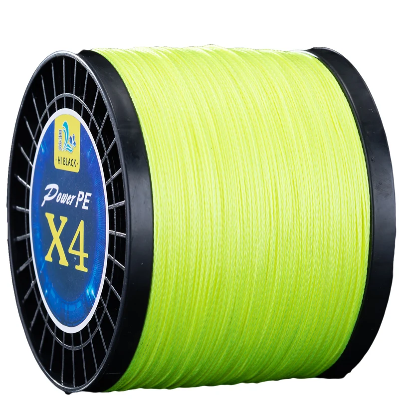 Braided Fishing line 100M 300M 500M 1000M 4 Strands Multifilament Fishing Wire Carp 10-80lb fishing line