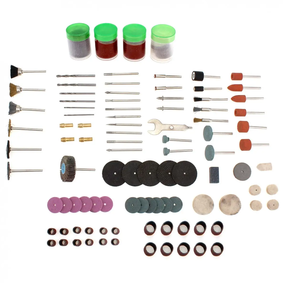

161pcs/set Electric Grinding Cutting Polishing Engraving Accessories Bit Set for Rotary Drill complete abrasive tool set