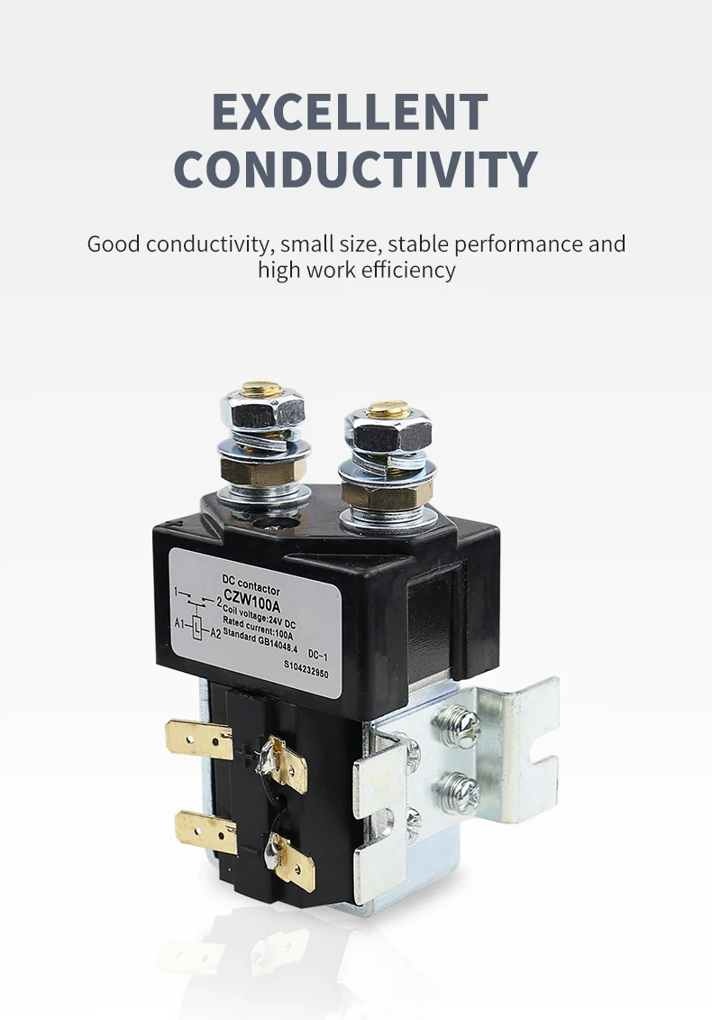 Tipo contator elétrico 12v 24v 36v 48v