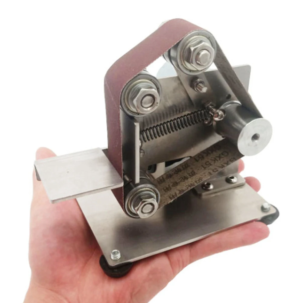 Electric Grinder 15mm/25mm Multifunctional Mini Belt Sander DIY Polishing Grinding Cutter Edges Sharpener