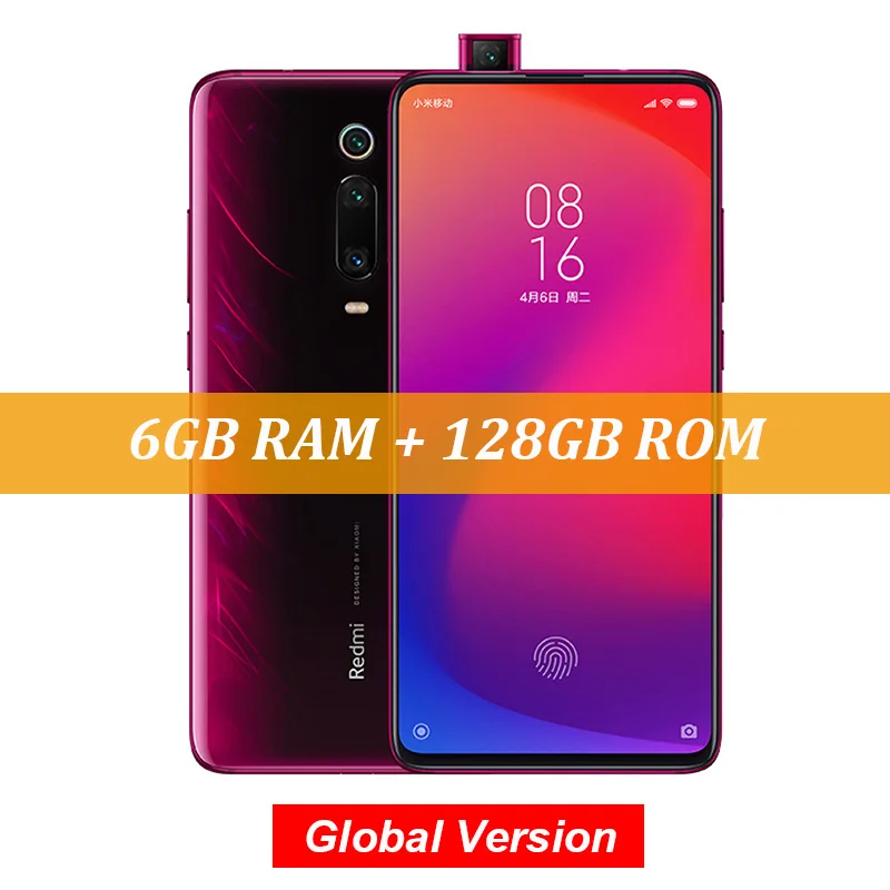 6GB 128GB Red Скидка 1200 руб Промокод: newyear1200 глобальная версия Xiaomi mi 9 T Pro 9 T(Red mi K20 Pro) 6GB 128GB Snapdragon 855 смартфон 48MP с тремя камерами 4000mAh NFC - Цвет: 6GB 128GB Red