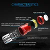 NAO T10 LED W5W 1.8W Car Side Interior lights 12V Super Bright Bulb 3030 3014 Chips Auto White 6000K Parking Marker Dome Lamps ► Photo 3/6