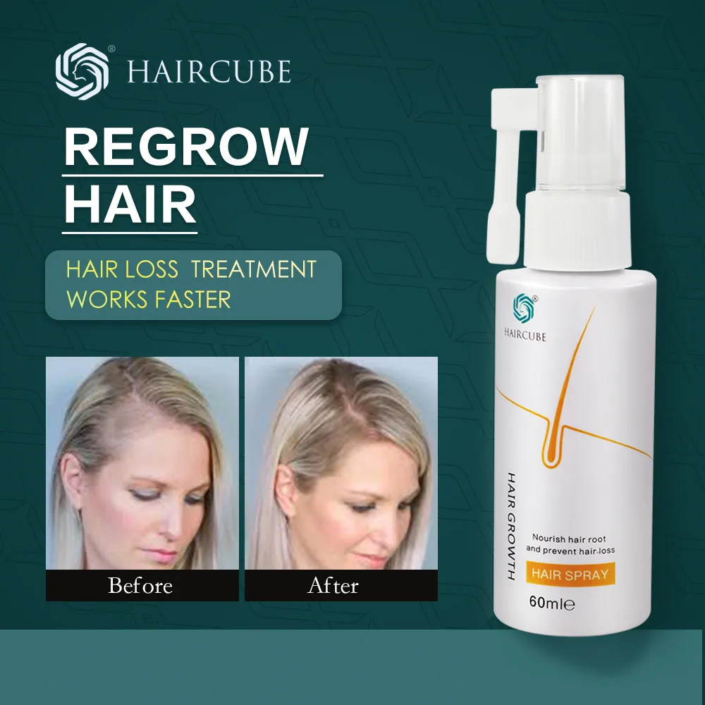 Спрей-эссенция для роста волос HAIRCUBE спрей выпадения и лечения предупреждение