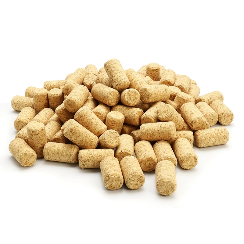 100Pcs Straight Wood Corks Wine Stopper Bottle Cone Type Plug Sealing Cap Beer | Дом и сад