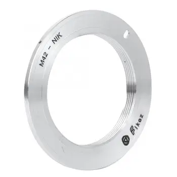 

Fikaz M42-NIK Aluminium Alloy Lens Mounting Adapter Ring for M42 Mount Lens to for Nikon D3000/D300s/D3100/D3200 Camera