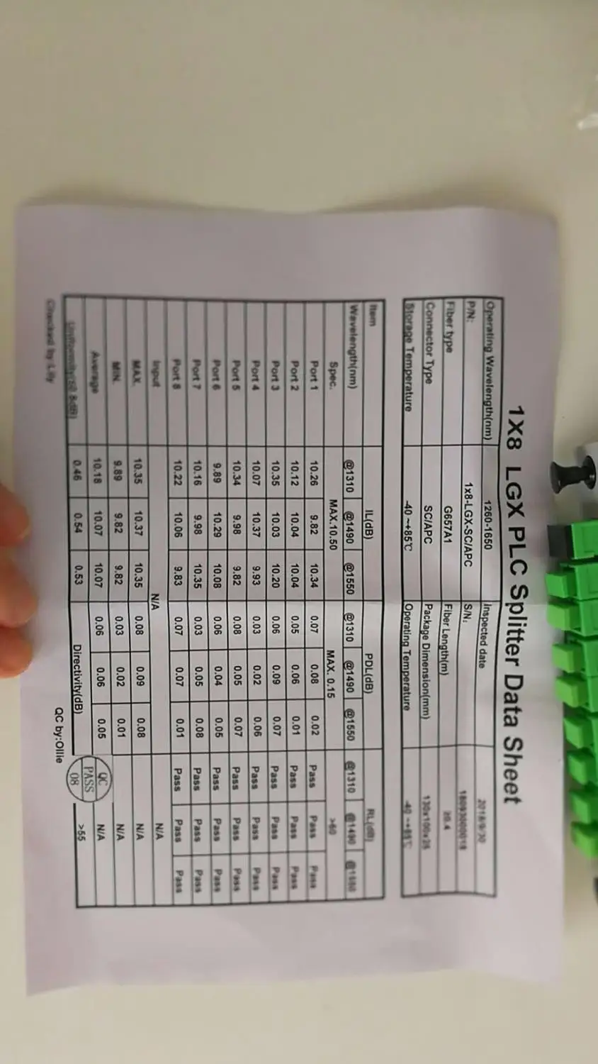 10 шт./лот 1X8 SC APC Сплиттер Волоконно-оптическая коробка FTTH PLC сплиттер коробка с 1X8 плоский волновод Тип оптический сплиттер