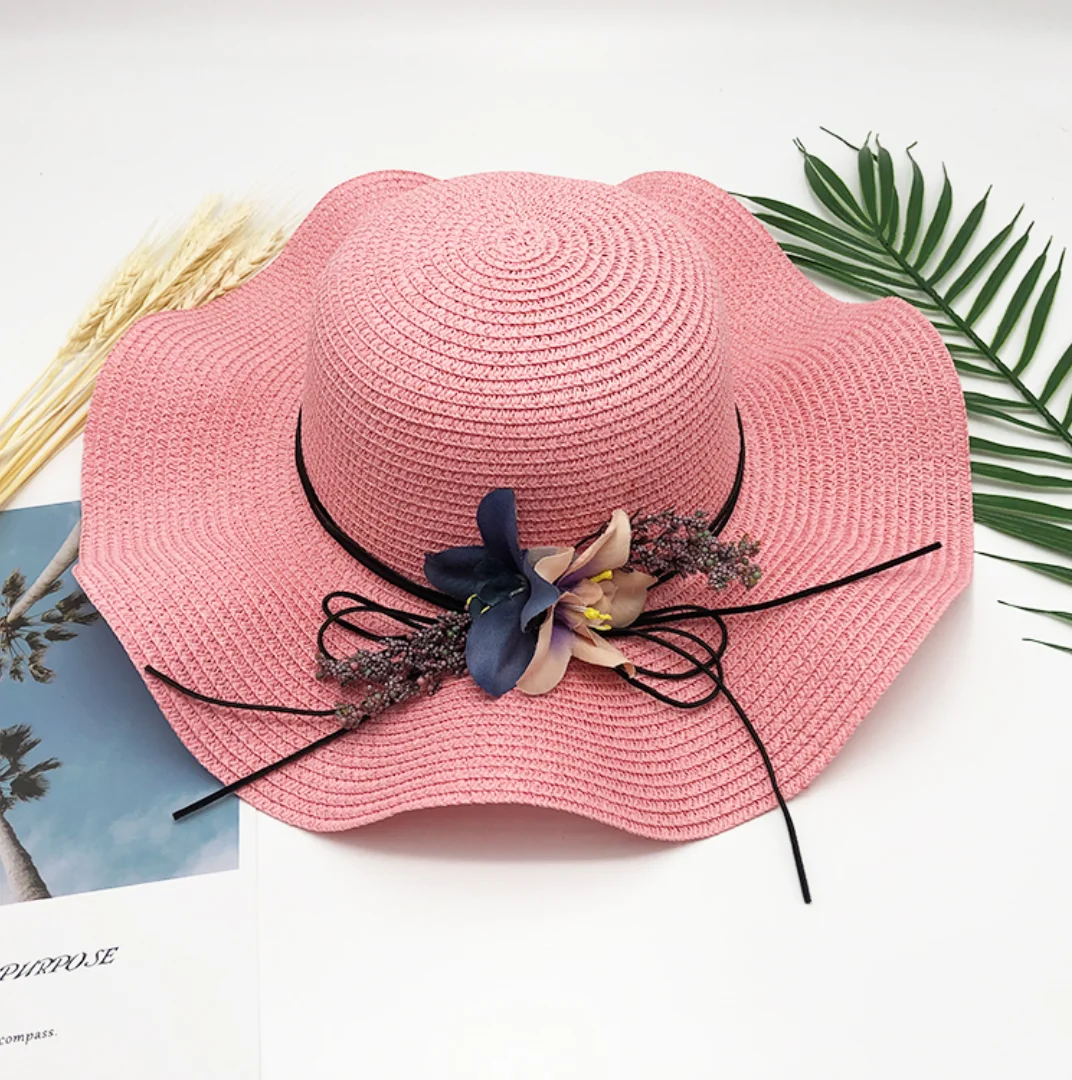 Новая Складная женская Соломенная пляжная летняя шляпа бежевого цвета один размер широкая шляпа для путешествия женские пляжные кепки с бантом