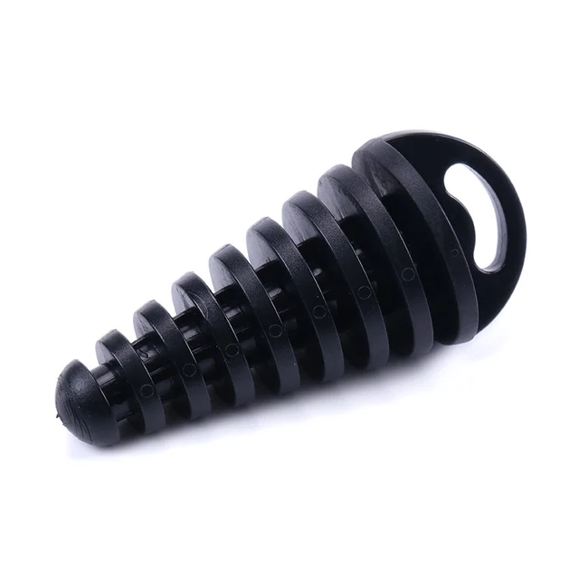 1PC Exhaust Pipe Plug Motorcycle Motocross Tailpipe Rubber Air Bleeder Plug Exhaust Silencer Wash Plug Pipe Protector black