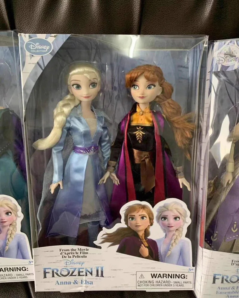 Игрушки Disney холодное сердце 2 Новые Эльза и Анна куклы-принцессы игрушки с