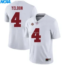 Новое поступление высокое качество Alabama T.J. Yeldon#4 Tua Tagovailoa#13 футболки для колледжа Ограниченная серия майки S-XXXL