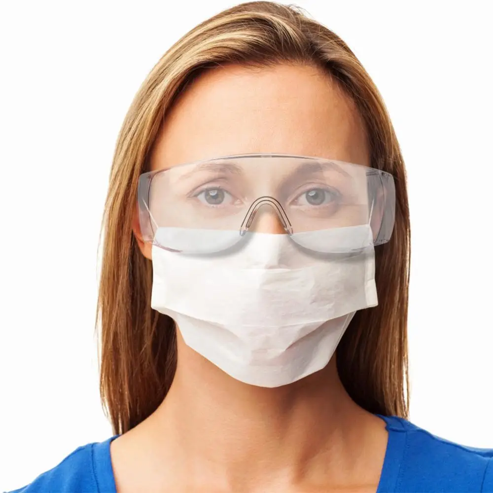 

Protective Safety Glasses Work Anti Dust Eye Anti-Fog Antisand windproof Anti Dust Saliva Transparent Goggles Eye Protection
