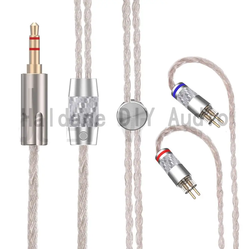 Thouliess 16Cores Silver Plated Upgrade Headphone Cable MMCX 2Pin For ZSX TFZ W4r UM3x Heir 10 A IEM8 0 IEM10 0 se535 215 846