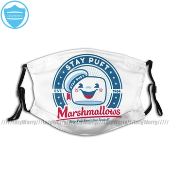 

Ghostbusters Mouth Face Mask Marshmallows Facial Mask Fashion Cool with 2 Filters for Adult