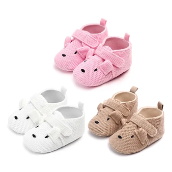 

Baby Knit Crib Shoes Cute Cartoon Soft Soles Anti-slip Prewalker Footwear