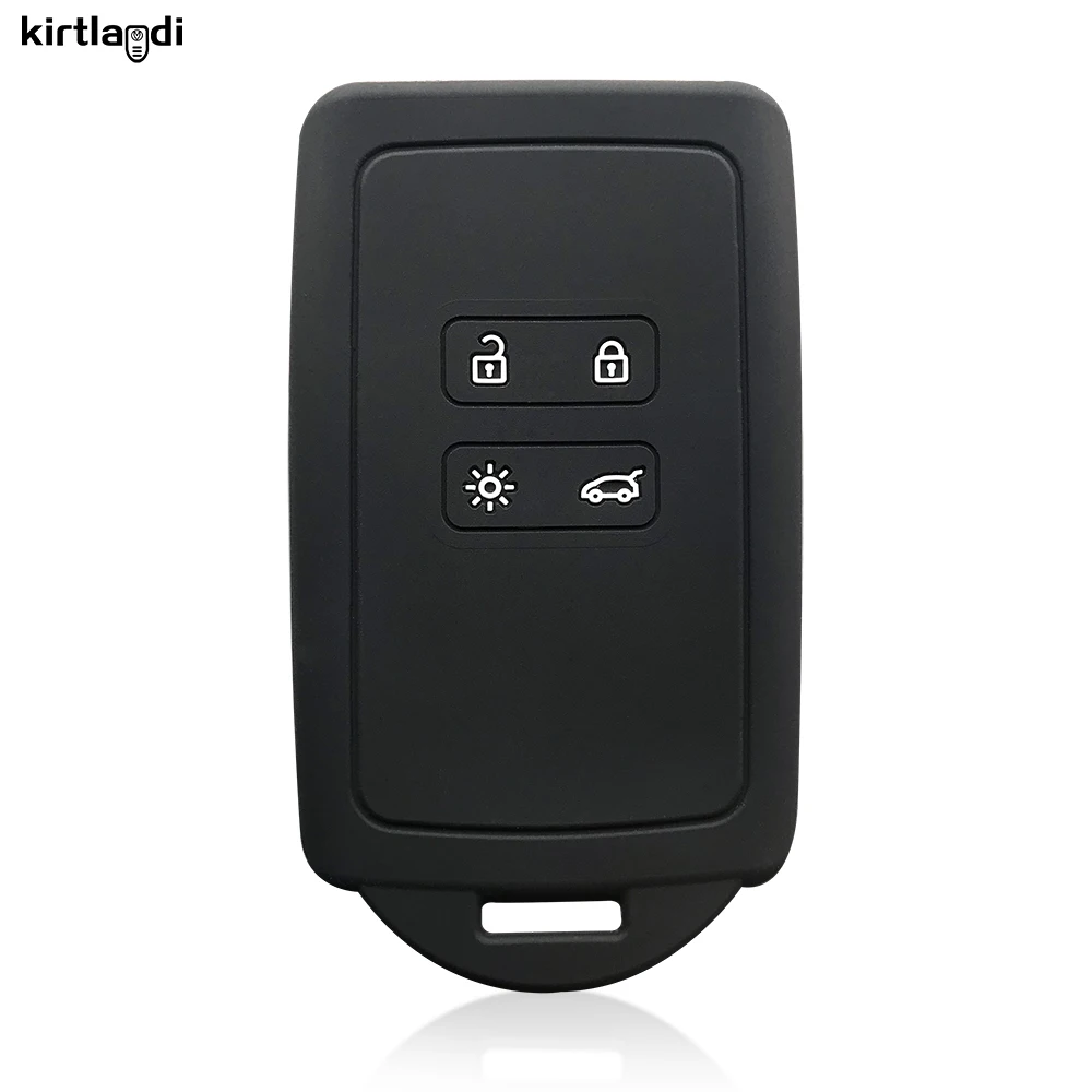 Silicone Key Cover Holder for Renault Smart Key - Stylish Protection Accessory