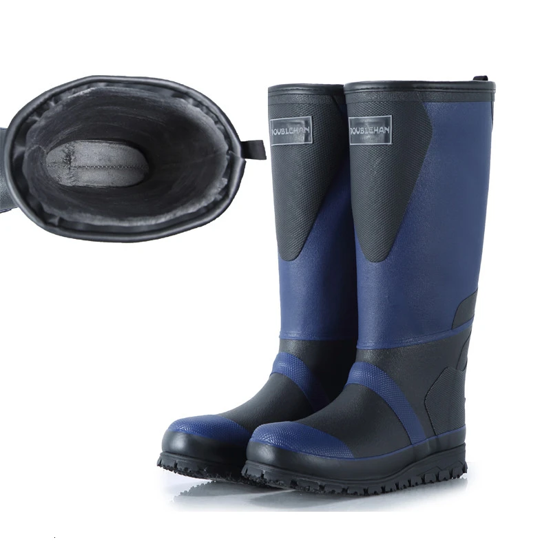 Новинка теплая флисовая обувь зимние ледяные рыбацкие сапоги водонепроницаемые