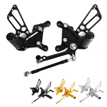 NICECNC Motorcycle Rearset Rear Set Footpegs For MV Agusta F4 Models 1998- Left Right Rearset Shift Rod