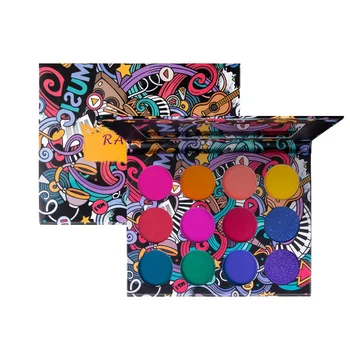 

12 Colors Eyeshadow Pallete Glitter Makeup Shimmer High Pigment Eye Shadow Palette Make Up Cosmetic Hot Sell