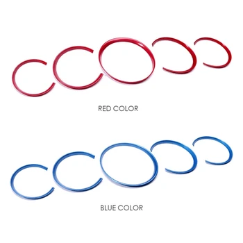 

Car Interior Accessories Car Dashboard Meter Ring Covers Trim For-Porsche Cayenne 958 2011-2018