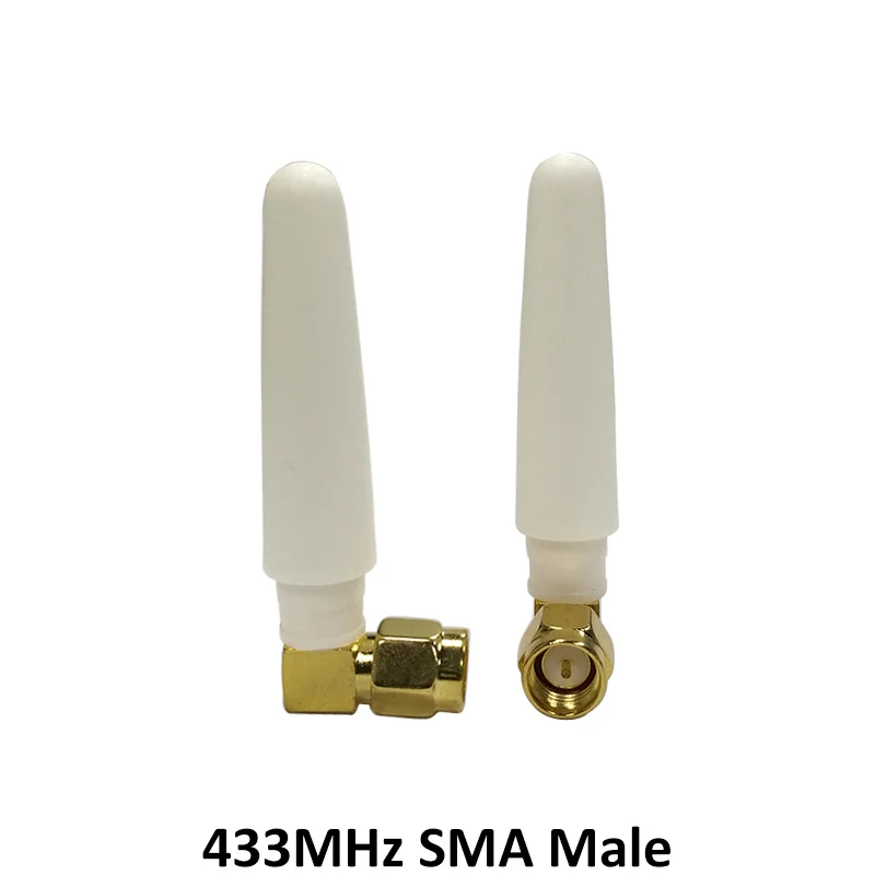 433 МГц Антенна 2.5dbi SMA мужской разъем 433 МГц antena небольшой размер локоть резиновая антенна Lorawan+ 21 см RP-SMA/u. FL косичка кабель